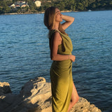 ✨ Lanena haljina koja spaja eleganciju, udobnost i moderan ženstveni stil! - slika 5