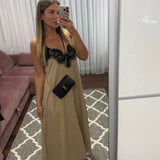 ✨ Lanena haljina sa čipkom – spoj elegancije i udobnosti ✨ - slika 3