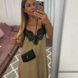 ✨ Lanena haljina sa čipkom – spoj elegancije i udobnosti ✨ - slika 2