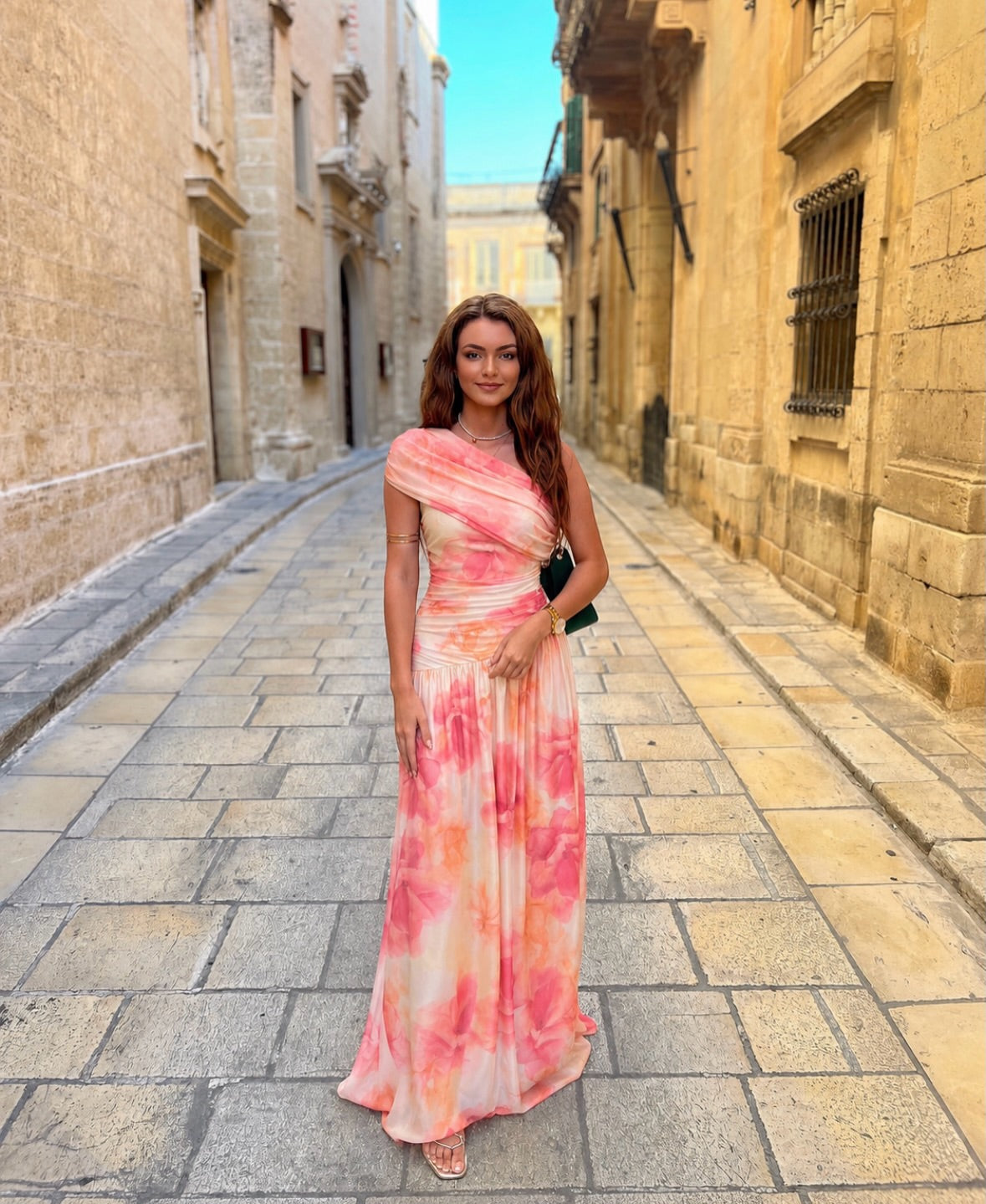 🌸 Elegantna Maxi Haljina s Cvjetnim Printom – 85 KM 🌸