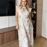 Elegantna cvjetna čipkana haljina s romantičnim detaljima ❤️ - slika 2