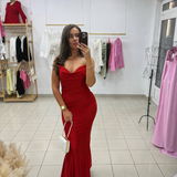 ✨ Elegantna duga haljina sirena kroja – savršen izbor za posebne prilike ✨ - slika 3