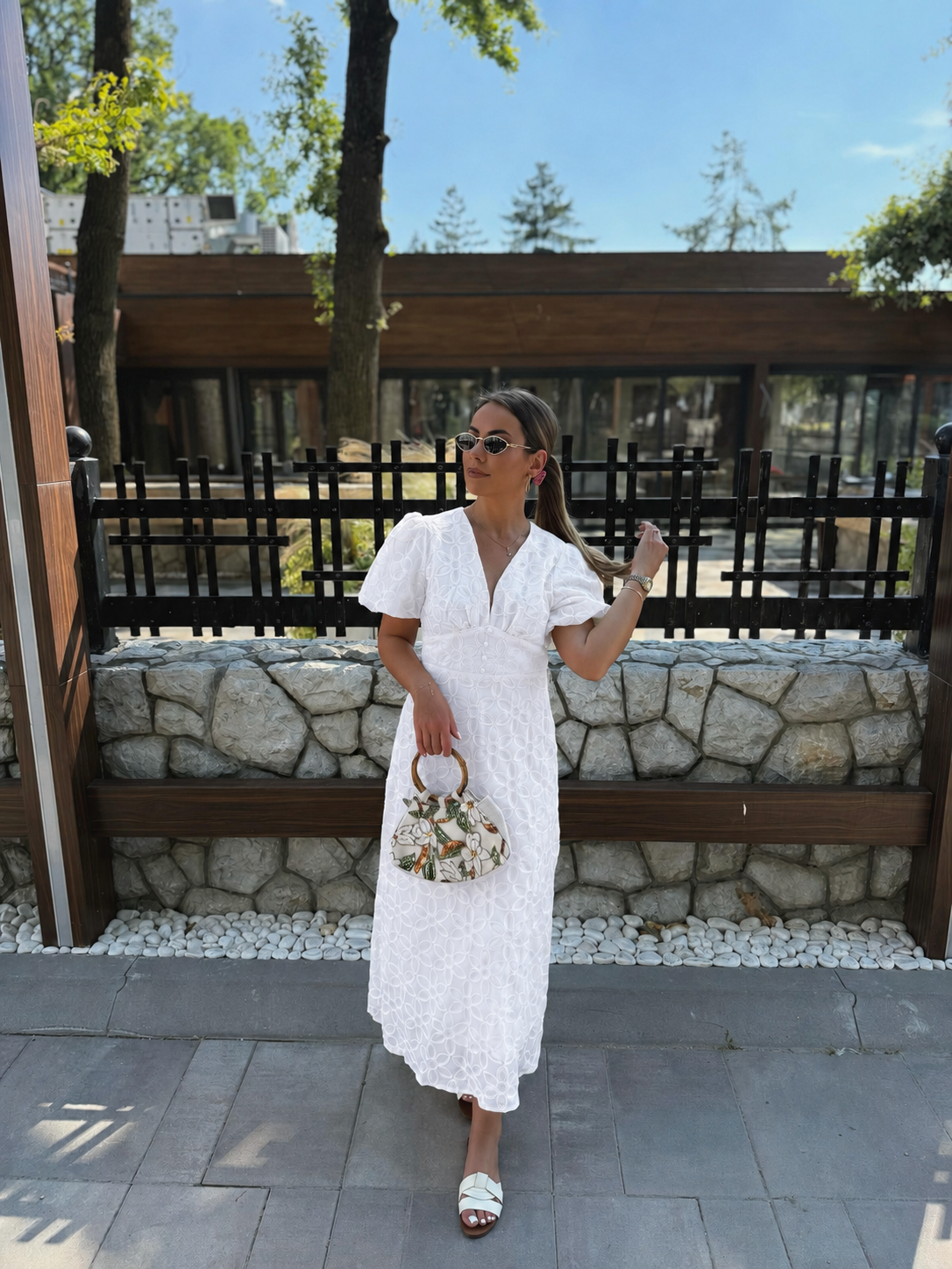 ✨ Elegantna midi haljina sa puf rukavima – bezvremenski model za posebne prilike ✨
