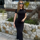 🤎🖤 Elegantna maxi haljina – 50 KM 🖤🤎 - slika 1